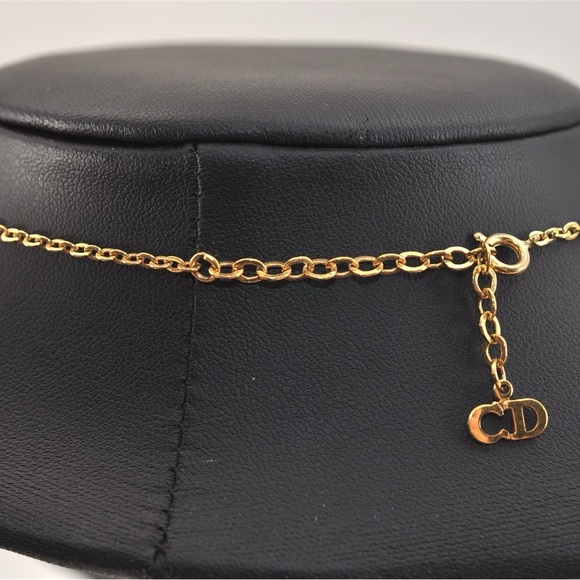 Vintage Christian Dior | Dior Gold Plated Necklace - Picture 6 of 11
